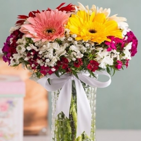  Döşemealtı Çiçek Gönder Yaz Kokulu Gerbera