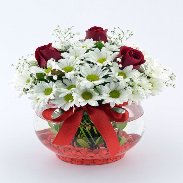  Döşemealtı Çiçek Siparişi Sihirli Kürede Aşkımız