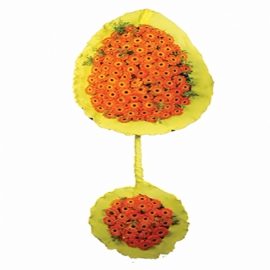  Döşemealtı Çiçek Siparişi Düğün ve Açılış Çiçeği 12 (iki Katlı Çelenk)